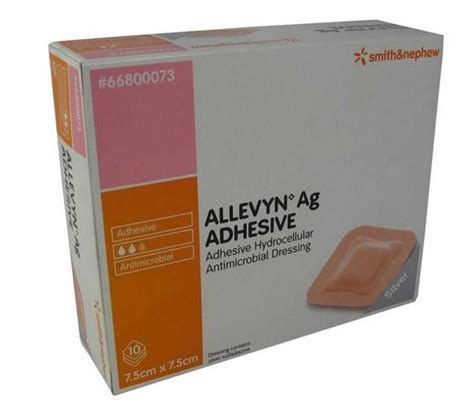 St John New Zealand Smith And Nephew Allevyn Ag Adhesive Wound