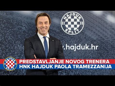 Na Poljudu Slu Beno Predstavljen Novi Trener Paolo Tramezzani Hnk