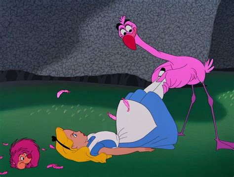 Animation art relating to the croquet scene from Disney’s ALICE IN ...