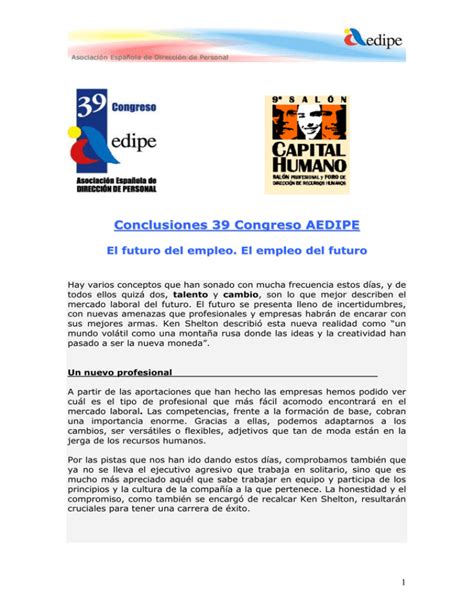 Conclusiones Del Congreso