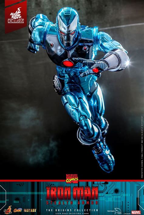 Marvel: Iron Man (Stealth Armor) Hot Toys Exclusive Marvel Comics ...