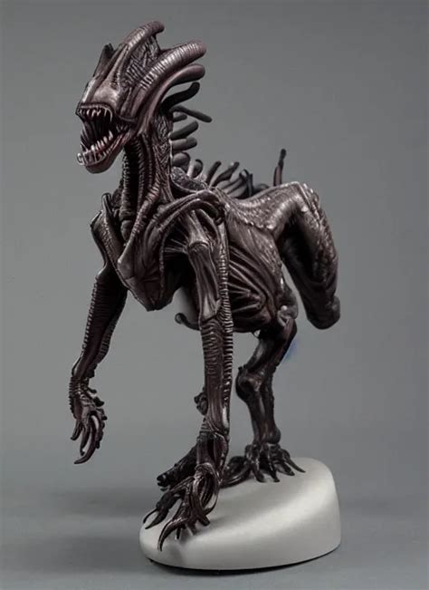 80mm Resin Detailed Miniature Of A Xenomorph Horse Stable Diffusion