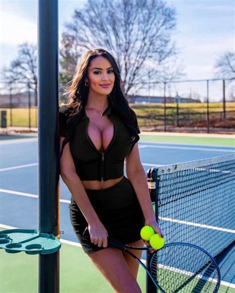 Worlds Sexiest Tennis Influencer Squeezes Into Tiny Top As She