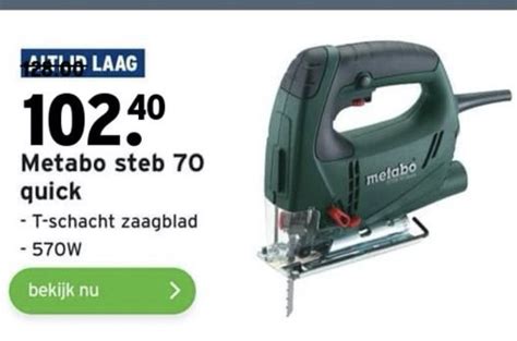 Metabo Steb 70 Quick Aanbieding Bij GAMMA