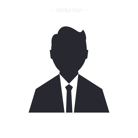 Business person icon. Isolated vector illustration. 17544447 Vector Art at Vecteezy