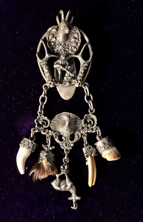 All Silver Amazing Chatelaine Brought Here From German Chatelaine