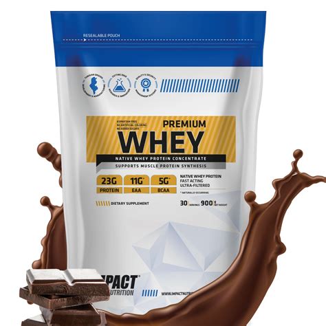 Premium Whey Double Chocolat Sachet De 900g