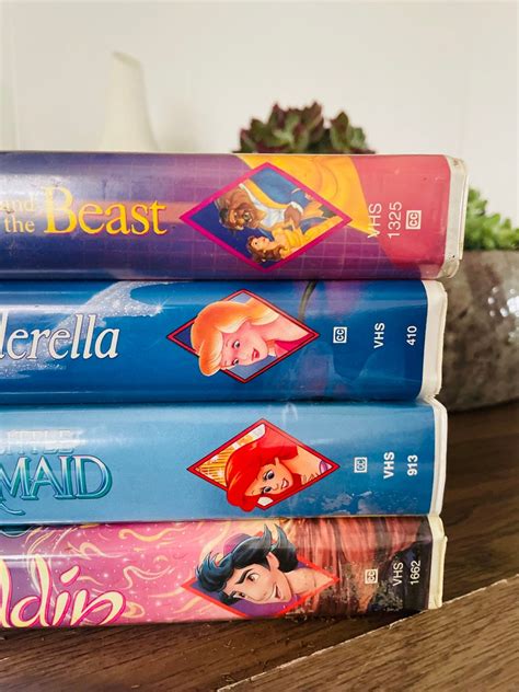 Vintage Retro Disney Princess VHS Movie Collection Diamond - Etsy