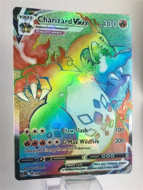 Charizard Vmax Rainbow Rare Card