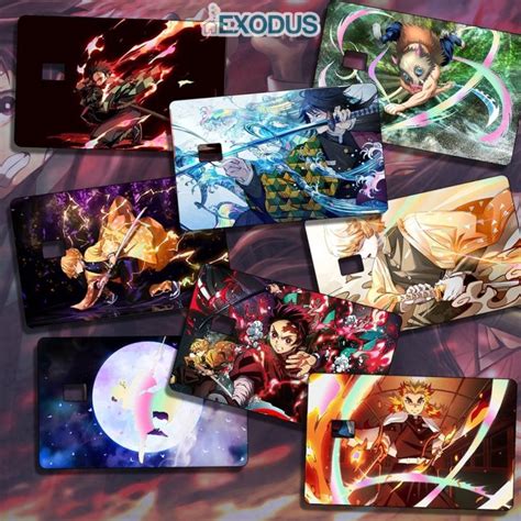 Demon Slayer Hologram Skin Demon Slayer Kimetsu No Yaiba Atm Card