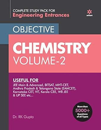 Buy Objective Chemistry Vol 2 For Engineering Entrances 2020 Old