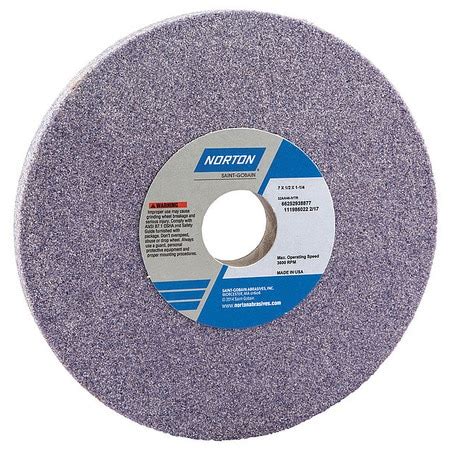 Norton Abrasives Grinding Wheel T1 7x1 2x1 25 AO 46G PK5