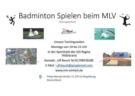 Unsere Badmintontruppe Sucht Dringend Mitspieler Innen Vor Allem