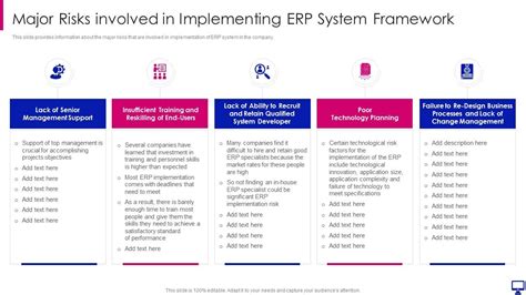 Erp System Framework Implementation Business Major Risks Involved