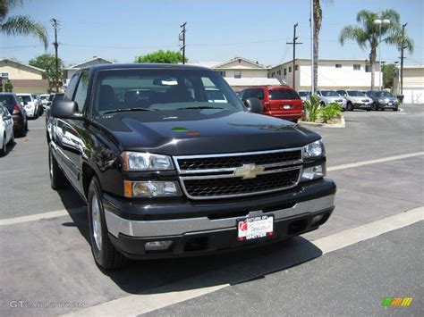 2007 Black Chevrolet Silverado 1500 Classic Lt Extended Cab 7485551