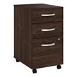 Studio C Drawer Mobile File Cabinet In Black Walnut Engineered Wood