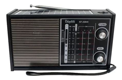 Bocina Portatil Radio Am Fm Usb Bluetooth Buytiti Kf Am Meses Sin