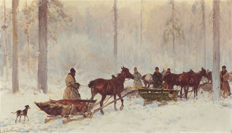 Russian Hunting Scene | Le Trianon Antiques