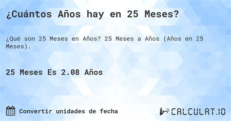 25 Anos Tem Quantos Meses