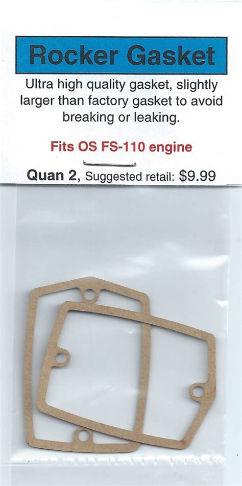 OS FS 110 Rocker Gasket 2 Pack ICBIM Products