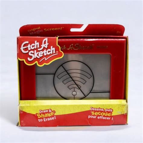 Etch A Sketch Classic Red Drawing Toy With Magic Screen For Ages And