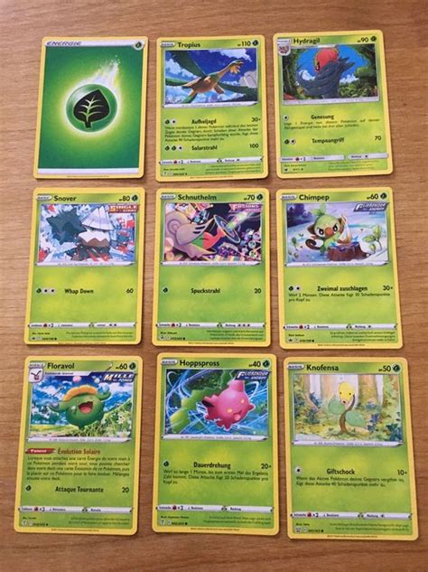 Pokemon Karten Blatt Pflanzen Energie Kaufen Auf Ricardo