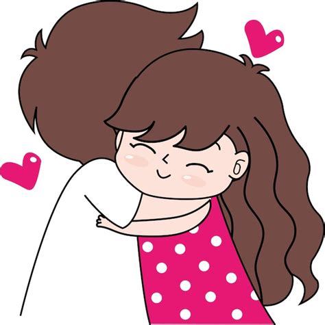 Cute Chibi Couple Hugging