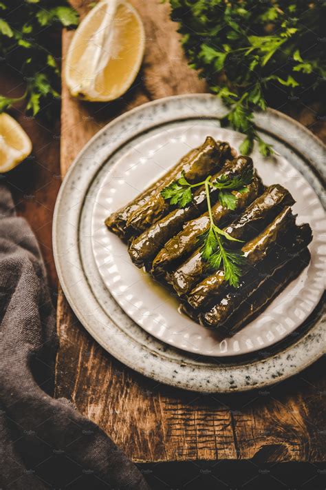 Turkish traditional Dolma with rice | Food Images ~ Creative Market