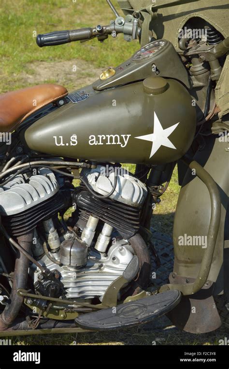 Wwii us army motorcycle hi-res stock photography and images - Alamy