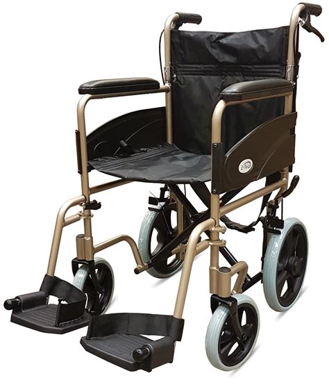 Living Made Easy Z Tec X Lightweight Aluminium Transit Wheelchair