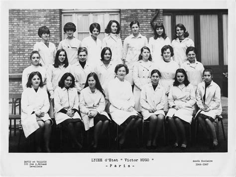 Photo De Classe Math élem De 1966 Lycée Victor Hugo Copains Davant