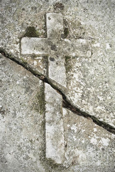 Broken Stone Cross Photograph By Iain Sarjeant