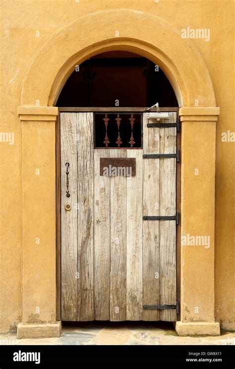 Antique Wooden Door Stock Photo Alamy