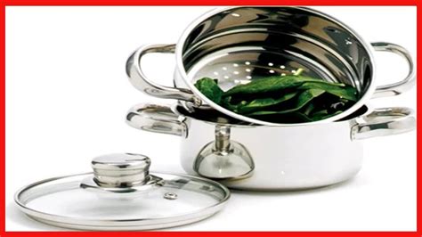 Norpro 1 Quart Stainless Steel Mini Steamer Cooker 3 Piece Set YouTube