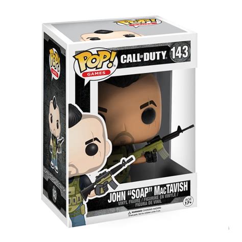 Funko Pop Games Call Of Duty John Soap Mactavish 143 Original Moça