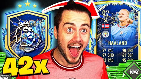 ÖPPNAR 42x SJUKA GARANTERADE PL TOTS PACKS PÅ FIFA 23 YouTube