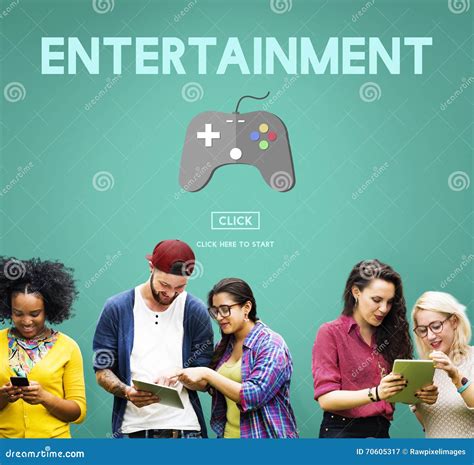 Gaming Entertainment Fun Hobby Digital Technology Concept Stock Image - Image of activities ...