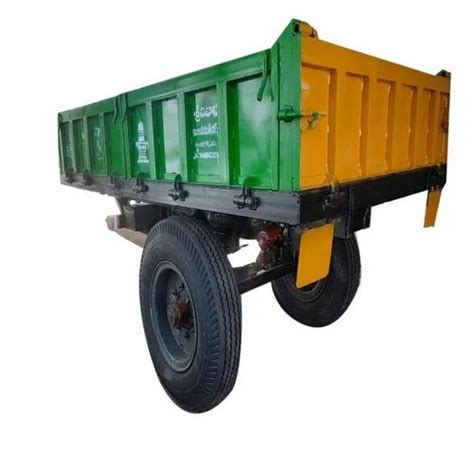 Mild Steel Agriculture Tipping Tractor Trolley At Rs In Shadnagar