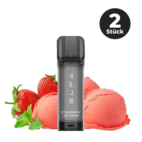 ELF BAR ELFA Strawberry Ice Cream Pods House Of Vape