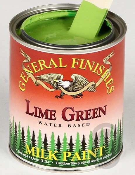 Milk Paint Lime Green 473ml Gold Leaf Supplies