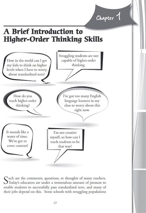 Higher Order Thinking Skills To Develop 21st Century Worksheets Library