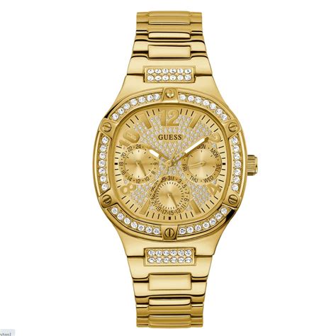 Guess Ladies Gold Tone Multi Function Watch Vilamall