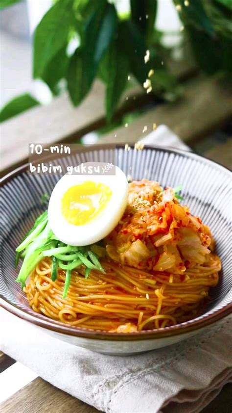 Korean spicy cold noodles – Artofit