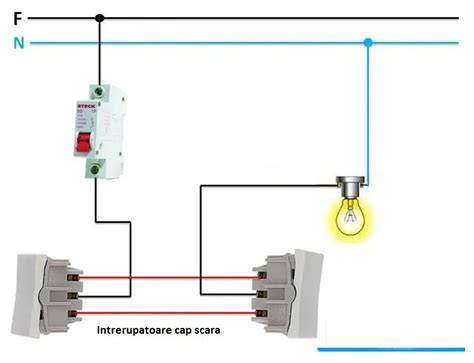 Conectare Intrerupator Cap Scara Schema De Montaj