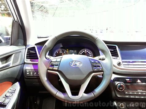 Hyundai Tucson Steering Wheel At The Geneva Motor Show