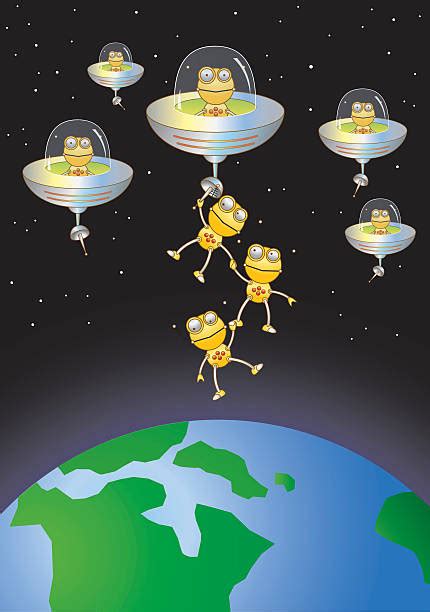 Alien Invasion Illustrations Royalty Free Vector Graphics And Clip Art