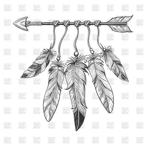 Feather Arrow Vector at Vectorified.com | Collection of Feather Arrow ...