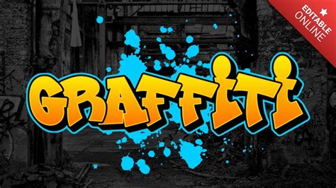 Graffiti G N Rateur D Effet De Texte