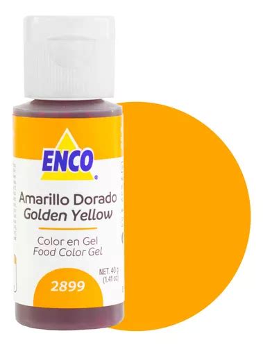 Color Gel Amarillo Dorado Grs Enco Meses Sin Inter S