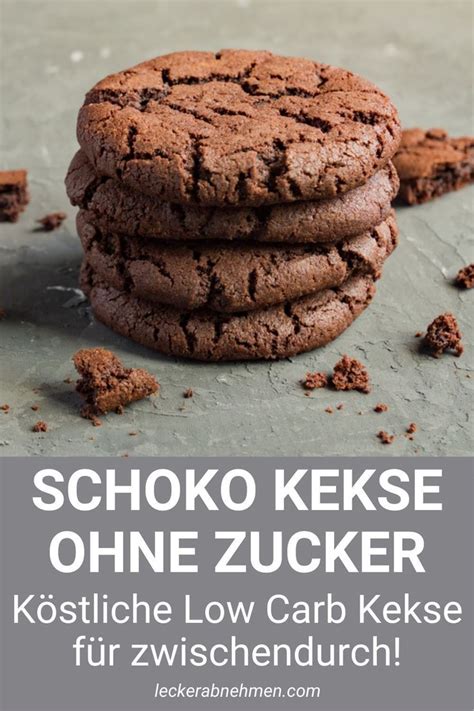 Low Carb Schoko Kekse ohne Kohlenhydrate Plätzchen Rezept